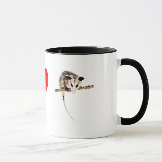 Opossum-Tasse der Liebe I Tasse (Rechts)