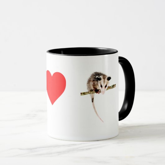 Opossum-Tasse der Liebe I Tasse (VorderseiteRechts)