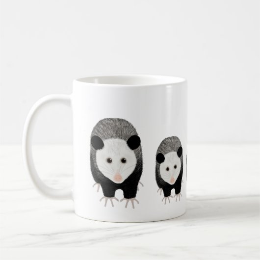 Opossum-Tasse Kaffeetasse (Links)