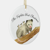 Opossum-Triplets Keramik Ornament (Rechts)