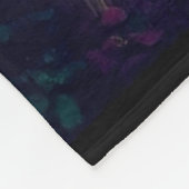 Opossum Trippy Psychedelic Hippie Custom Personal Fleecedecke (Ecke)