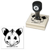Opossum "UGH..." Gummistempel (Stempel)