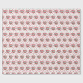 Opossum Valentinstag Geschenkpapier (Flach)