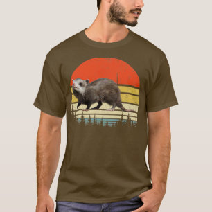 Opossum Vintage Retro Stil Possum T-Shirt