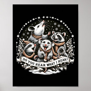 Opossum Weihnachten Weihnachten Weihnachten Weihna Poster