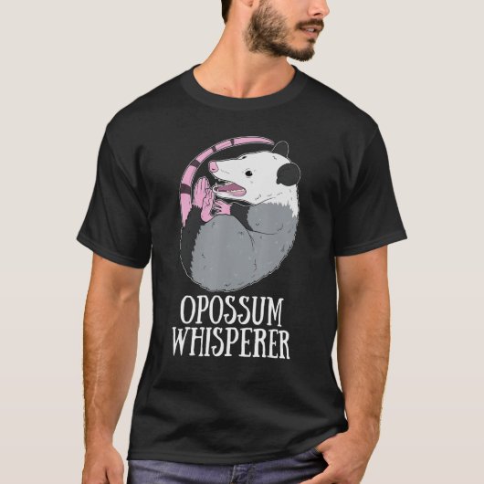 Opossum Whisperer Funny Trash Possum Dead Opossum T-Shirt (Vorderseite)