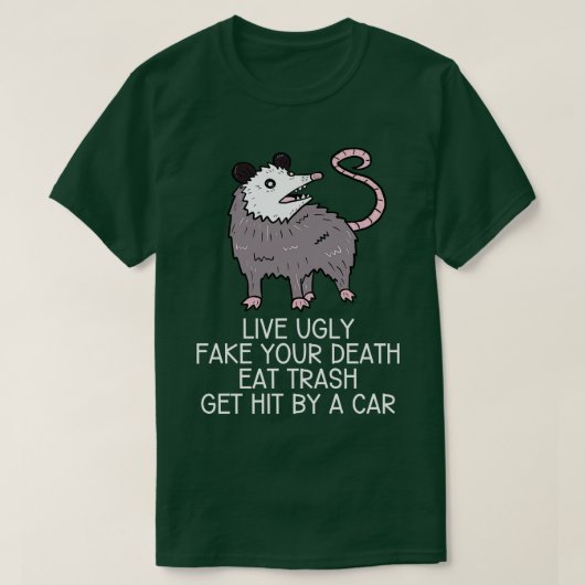 Opossum-Zitate 26 T-Shirt (Design vorne)
