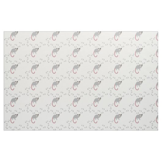 OpossumBaumwollgewebe Stoff (Fat Quarter (45,7 x 55,9 cm))