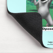 OPossummen Cartoon Funny Mouse Pad Mousepad (Ecke)