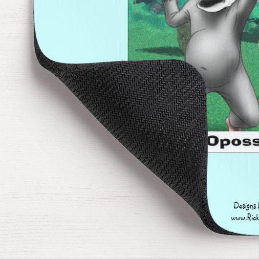 OPossummen Cartoon Funny Mouse Pad Mousepad (Ecke)