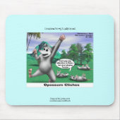 OPossummen Cartoon Funny Mouse Pad Mousepad (Vorne)