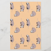 Opossums Briefpapier (Rückseite)