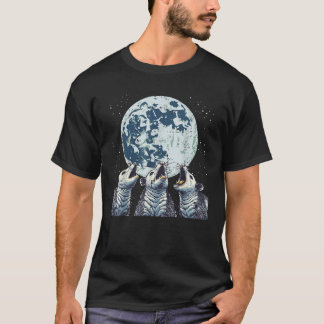 Opossums Cursed Moon Howl Funny Possum Meme Men Wo T-Shirt
