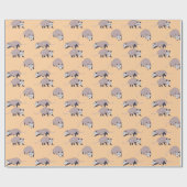 Opossums Geschenkpapier (Flach)