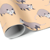 Opossums Geschenkpapier (Rolleneckpunkt)