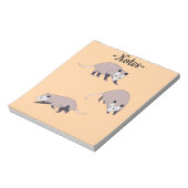 Opossums Notizblock (Rotiert)