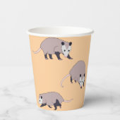 Opossums Pappbecher (Rückseite)