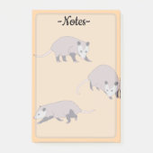 Opossums Post-it Klebezettel (Vorderseite)