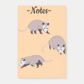 Opossums Post-it Klebezettel (Vorderseite)