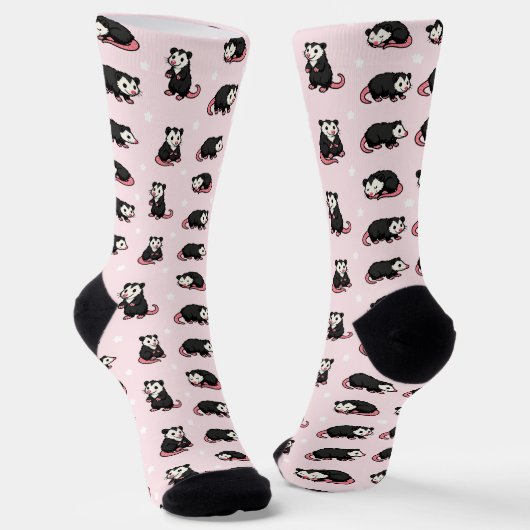 Opossums Socken (Gewinkelt)