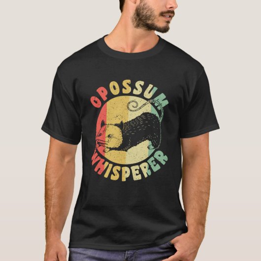 Opossums Vintage Opossum Whisperer T-Shirt (Vorderseite)