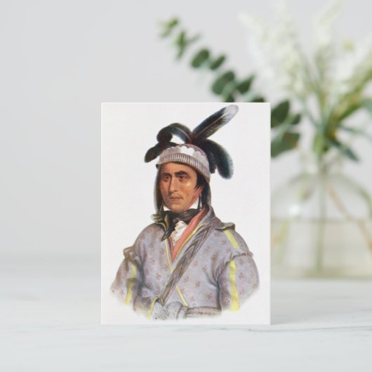 Opothle-Yoholo, Chefdirigent der Creek Postkarte (Stehend Vorderseite)