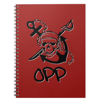 OPP | gewundenes Notizbuch Notizblock