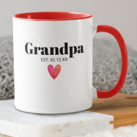 Oppa Birth Ankündigung Tasse