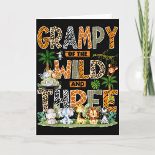Oppa Wilder & Three Zoo 3. Geburtstag Sa Karte