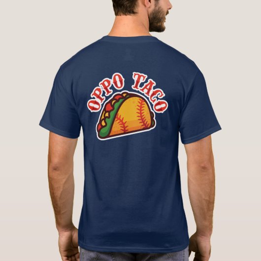 Oppo Taco Softball/Baseball T-Shirt (Rückseite)