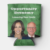 Opportunity Economy Harris Walz 2024 Dosenkühler (Vorderseite)