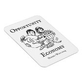 Opportunity Economy Harris Walz 2024 Magnet (Rechte Seite)