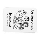 Opportunity Economy Harris Walz 2024 Magnet (Horizontal)