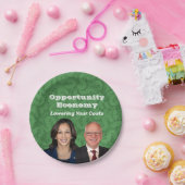 Opportunity Economy Harris Walz 2024 Pappteller (Party)