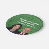 Opportunity Economy Harris Walz 2024 Pappteller (Schrägansicht)