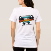Opportunity Not Obligation Gym Quote Tri-Blend Shirt (Rückseite)