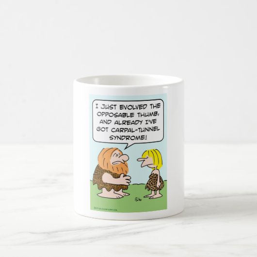 opposable Syndrom Carpaltunnel Daumen des Kaffeetasse (Mittel)