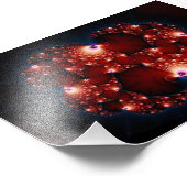 Opposites Attract - Fraktal Art Fotodruck (Ecke)