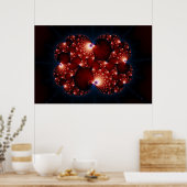 Opposites Attract - Fraktal Art Poster (Küche)