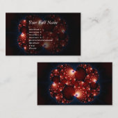 Opposites Attract - Fraktal Art Visitenkarte (Vorne/Hinten)