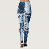 Opposites Attract Navy Blue Leggings (Rückseite)