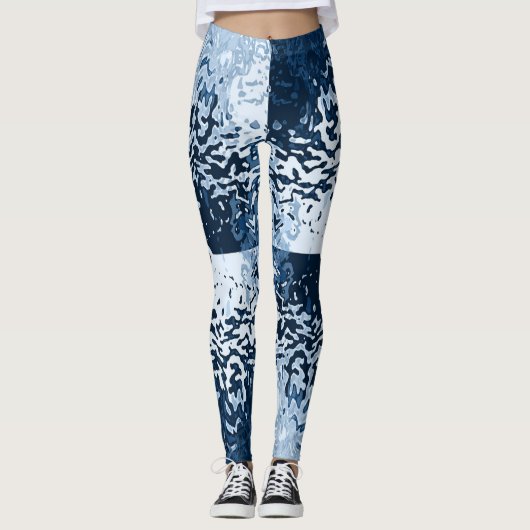 Opposites Attract Navy Blue Leggings (Vorderseite)
