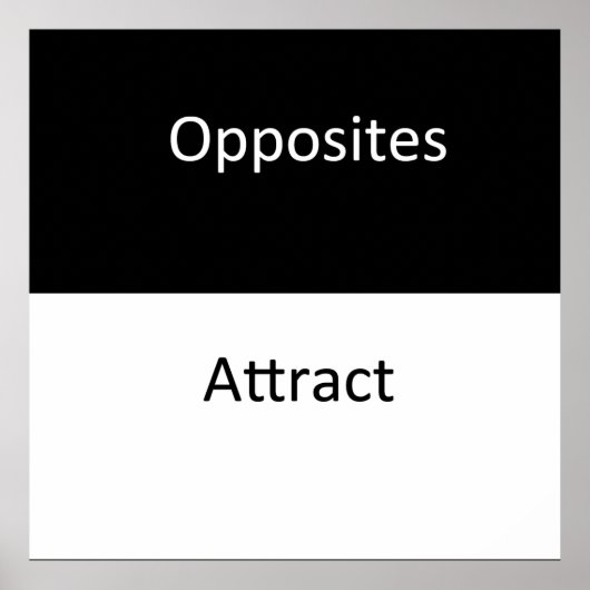 Opposites Attract Poster (Vorne)