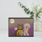 Opposites Attract Postkarte (Stehend Vorderseite)