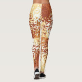 Opposites Attract Pumpkin Orange Leggings (Rückseite)