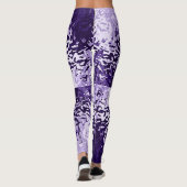 Opposites Attract Purple Leggings (Rückseite)