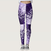Opposites Attract Purple Leggings (Vorderseite)
