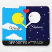 Opposites:  Sun & Moon Mousepad (Vorne)