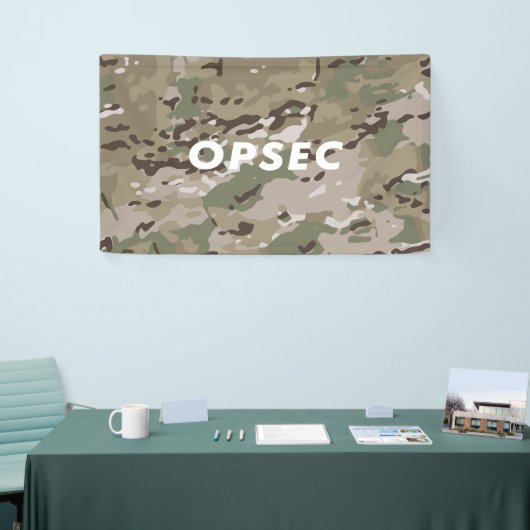 OPSEC - Betriebssicherheit Banner (Messeveranstaltung)