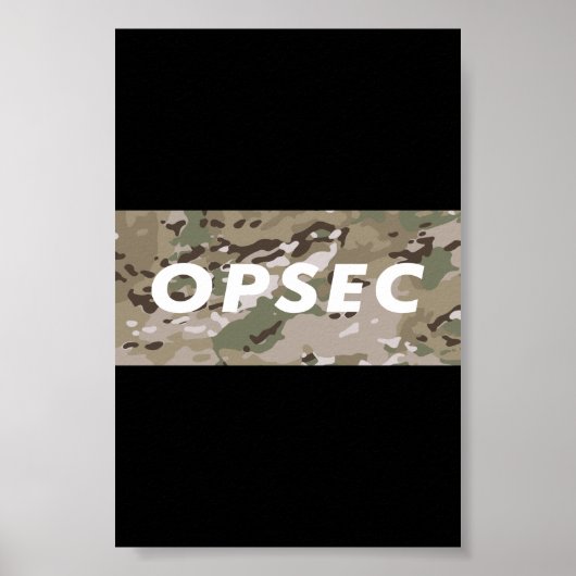 OPSEC - Betriebssicherheit Poster (Vorne)